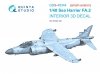 Quinta Studio QDS-48344 Sea Harrier FA.2 3D-Printed & coloured Interior on decal paper (Kinetic) (Small version) 1/48